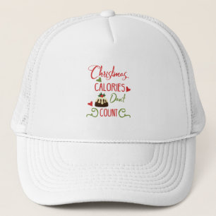 Gorra De Camionero Navidades de la tipografía divertida