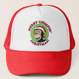 Gorra De Camionero Navidades de Merry Chimpin