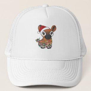 Gorra De Camionero Navidades de Okapi Nieve Animales De Invierno Okap