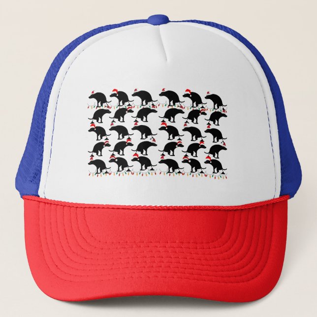 Gorra De Camionero Navidades de perros en el Pooping (Anverso)