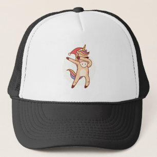 Gorra De Camionero navidades de unicornio