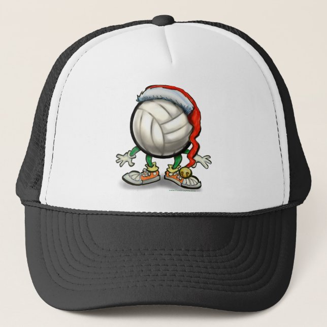 Gorra De Camionero Navidades de voleibol (Anverso)