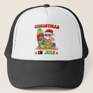 Gorra De Camionero Navidades En Julio Surfin De Surf De Verano De San