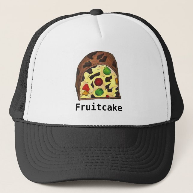 Gorra De Camionero Navidades Fruit Fruitakes Slice Fruitakes Food Hol (Anverso)