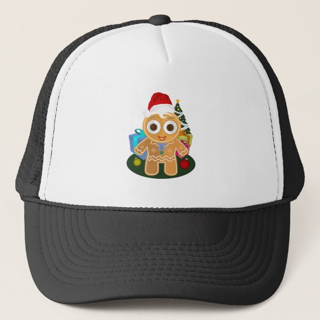 Gorra De Camionero Navidades - Ginger Bread Man (Anverso)