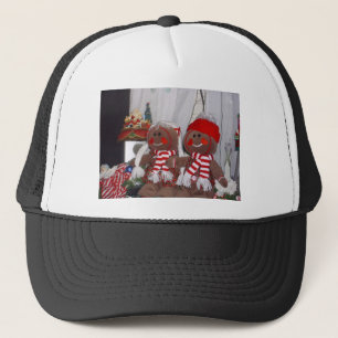 Gorra De Camionero Navidades Gingerbread Pareja Enjuiciar Animales re