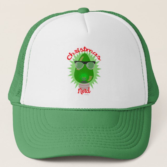 Gorra De Camionero Navidades Nerd Holiday Lightbulb Logo de Goofy (Anverso)