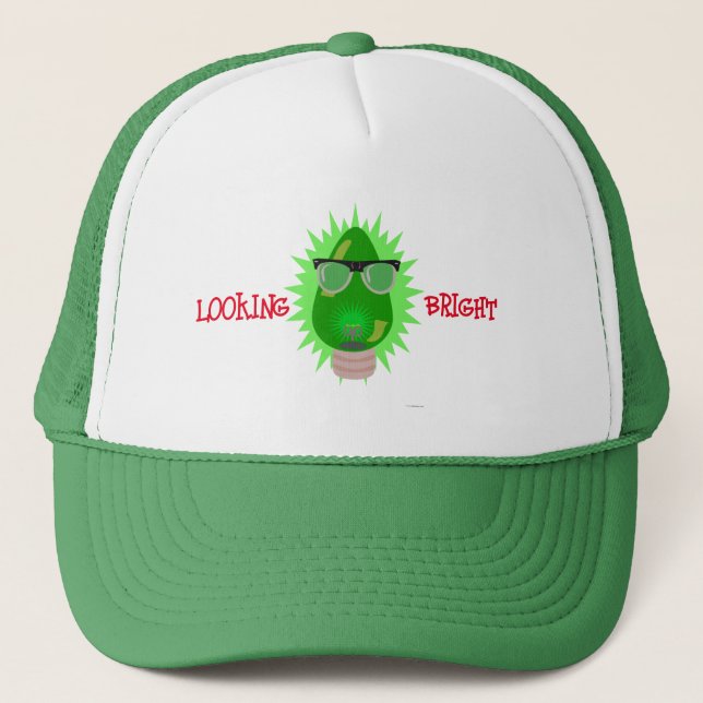 Gorra De Camionero Navidades Nerd Personalizado de caracteres Bombill (Anverso)