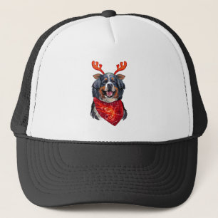 Gorra De Camionero Navidades Perro de montaña Bernese
