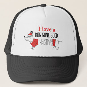 Gorra De Camionero Navidades Perros Perros Perros de Santa Dogs se fu