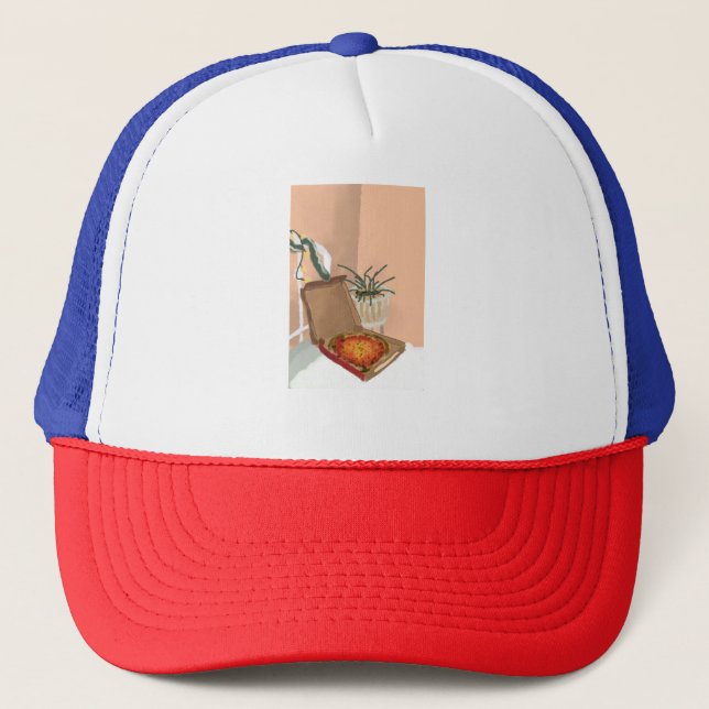 Gorra De Camionero Navidades Pizza (Anverso)