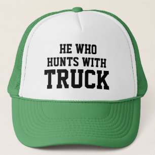 Gorra De Camionero NAVIDADES Regalo Idea Béisbol HUNTS CON TRUCK