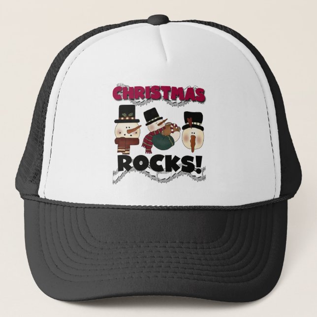 Gorra De Camionero Navidades Rocks camisetas y regalos (Anverso)