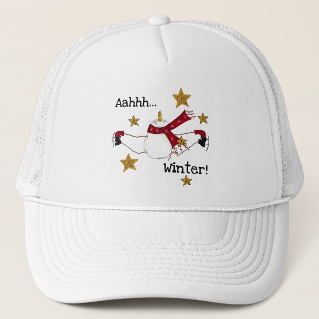 Gorra De Camionero Navidades Snowman (Anverso)