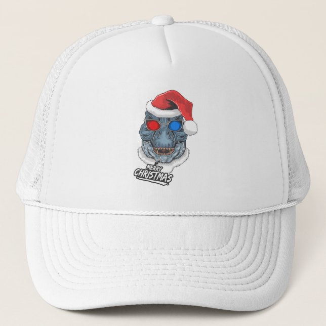 Gorra De Camionero Navidades T Rex (Anverso)
