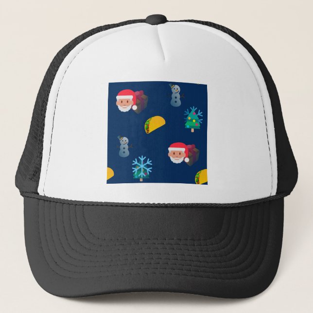 Gorra De Camionero navidades taco emoji (Anverso)