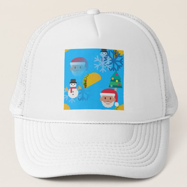 Gorra De Camionero navidades taco emoji (Anverso)