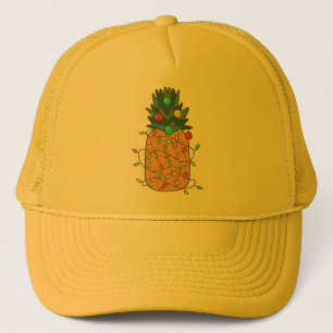 Gorra De Camionero Navidades tropicales piña