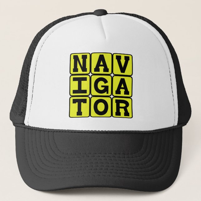 Gorra De Camionero Navigator, Map Master (Anverso)