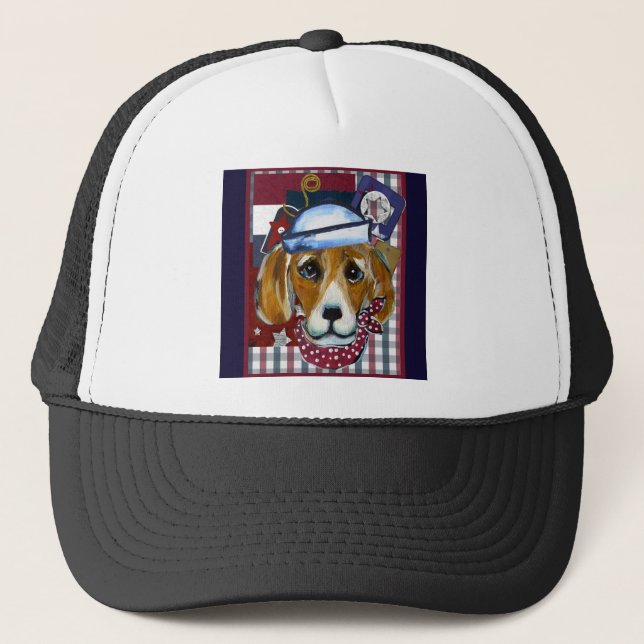 GORRA DE CAMIONERO NAVY BEAGLE (Anverso)