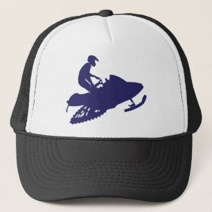 Gorra De Camionero Navy-Snowmobiler