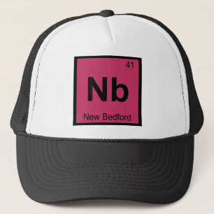 Gorra De Camionero Nb - New Bedford Massachusetts Símbolo Químico