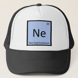 Gorra De Camionero Ne - Simbolismo Químico del Arte Neoexpresionista