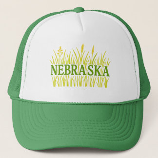 Gorra De Camionero Nebraska Grassland Typography | Alpasto rústico