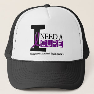Gorra De Camionero NECESIDAD de la enfermedad de Alzheimer I una
