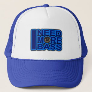 Gorra De Camionero NECESITO A MÁS Dubstep-dnb-Club-Djay azul BAJO
