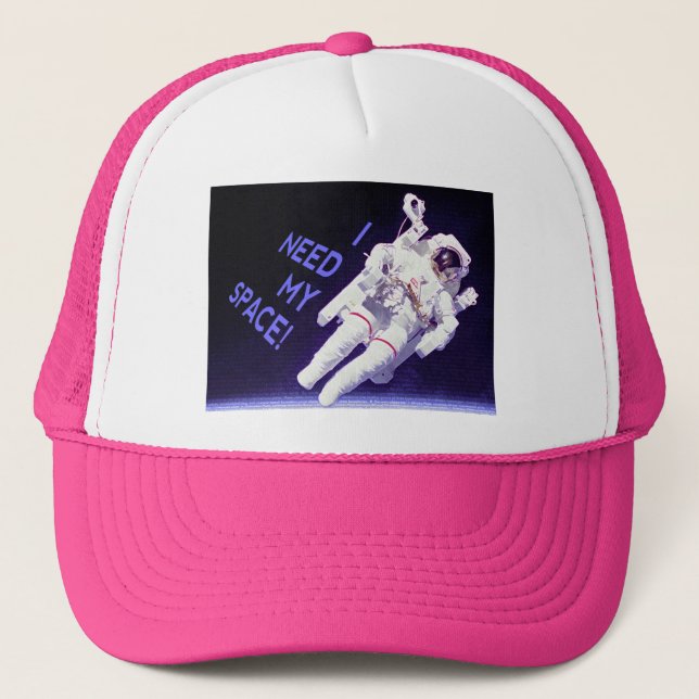 Gorra De Camionero Necesito mi espacio (Anverso)