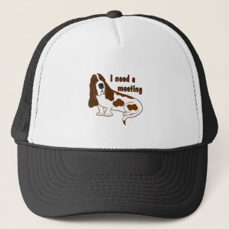 Gorra De Camionero Necesito Una Cita Graciosa Y Un Perro Triste.