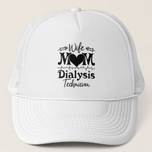 Gorra De Camionero Nefrología Enfermera Tecnológica Esposa Mamá Diáli