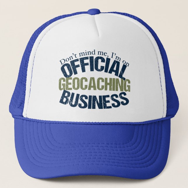 Gorra De Camionero Negocio de geocalización oficial (Anverso)