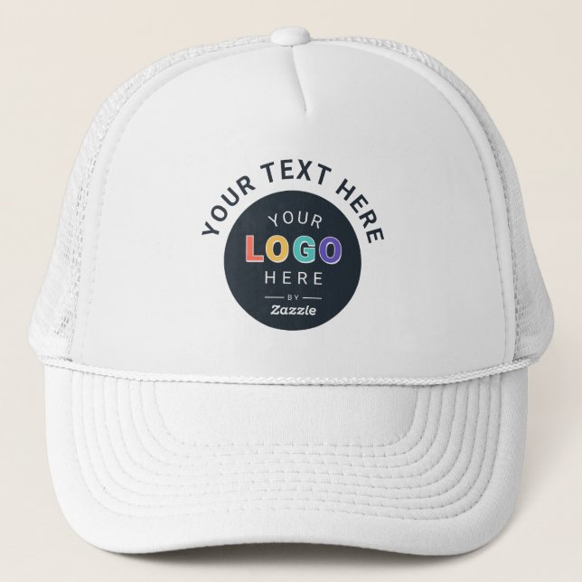 Gorra De Camionero Negocio de Logotipo Personalizado  (Anverso)