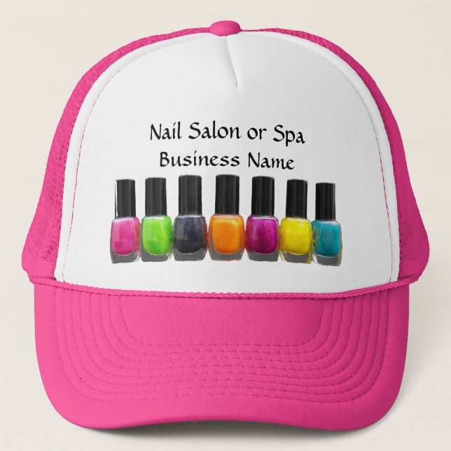 Gorra De Camionero Negocio del salón del clavo, botellas polacas (Anverso)