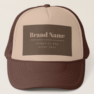 Gorra De Camionero Negrita Moderna Oscura y Clara Marca o Negocio