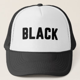 Gorra De Camionero negro