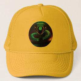 Gorra De Camionero negro Cobra Snake In Your Face