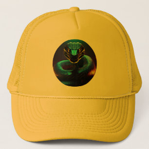 Gorra De Camionero negro Cobra Snake In Your Face