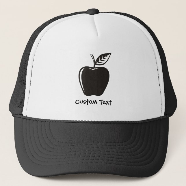 Gorra De Camionero Negro de Apple (Anverso)