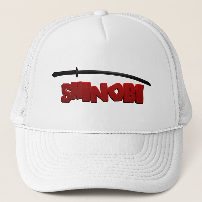 Gorra De Camionero Negro de Shinobi (Anverso)