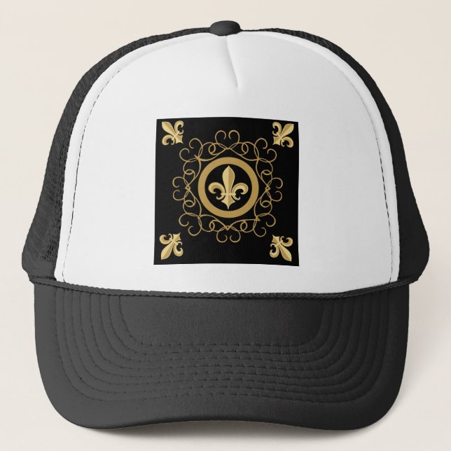 Gorra De Camionero Negro francés (Anverso)