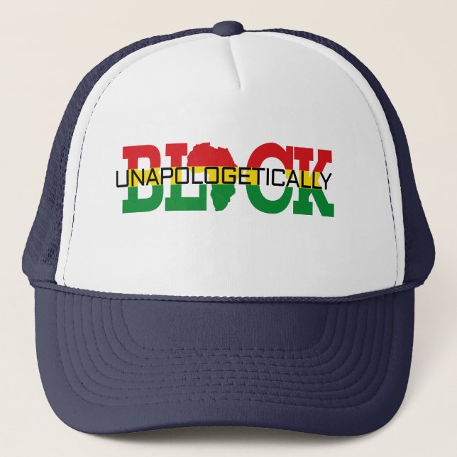 Gorra De Camionero Negro sin disculpas (Anverso)