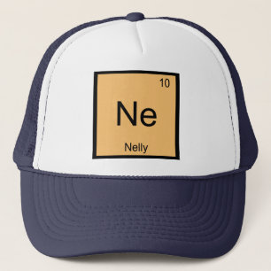 Gorra De Camionero Nelly Nombre Elemento Químico Tabla periódica