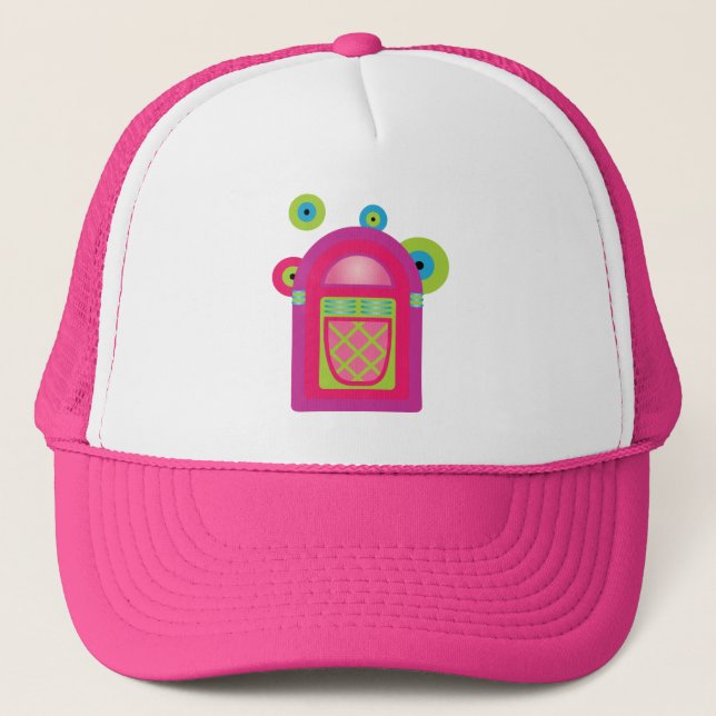 Gorra De Camionero Neon Jukebox (Anverso)