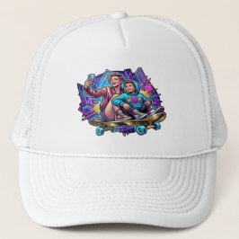 Gorra De Camionero Neon Mom & Son Streetwear: Graphic Hat