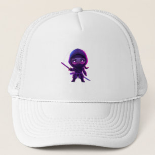 Gorra De Camionero Neon Ninja - Personaje de estilo Cyberpunk lindo