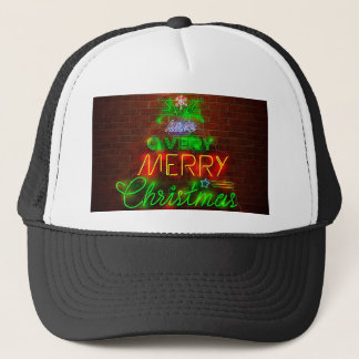 Gorra De Camionero Neon Tiene Una Feliz Navidad
