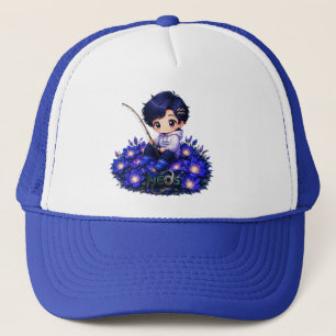 Gorra De Camionero Neos Kawaii Zodíaco Acuario